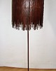 lampy podłogowe Duńska lampa podłogowa lata 60. Tek, mosiądz i drewno Vintage 2x E27 2