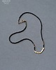 chokery Boho minimalistycznie choker ze złotymi rybkami Urok prostoty Prezent 9