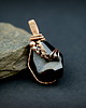wisiory Agat z druzą wisiorek wire wrapping 5