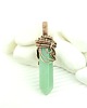 wisiory Wisiorek z awenturynem wire wrapping 9