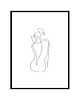 plakaty Plakat - Kobieta line art 1