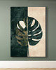 plakaty Liście monstery - Plakat, druk - Chiński Orient, Harmonia Zen, Wabi Sabi #136 1