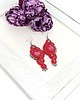 kolczyki soutache Czerwone kolczyki soutache - kolekcja Lady in Red 3
