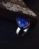 pierścionki srebrne Pierścień z lapis lazuli 1