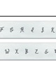 srebrne naszyjniki Srebrny naszyjnik personalizowany z literką pancerka 4