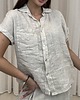 koszule damskie Lniana koszula BEIGE 2