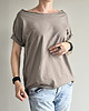 t-shirt damskie Beton Oversize Bez Nadruku 2