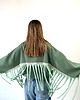 bluza bez kaptura damska Affair / bawełniana bluza boho z frędzlami 3
