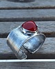 bransoletki wire wrapping Winna czerwień -  bransoletka regulowana 3