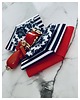 broszki Brosza  z ozdobą w stylu glamour z czerwonymi  kamieniami NEW 4