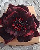 broszki Broszka filcowana Kwiat bordowy 2