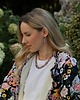 bransoletki z kamieni naturalnych Choker z surowych Rodonitów 4