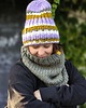 czapki damskie Kolorowa wełniana czapka WOOLY COLOR "3" 4