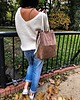 torby na ramię Torebka worek BAGGAGE shopper brązowa eko skóra  4