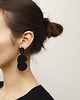 kolczyki soutache Kolczyki soutache - Czarne Duże 2