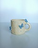 kubki Ceramiczny ręcznie robiony kubek w motylki 2