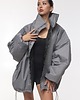 kurtki damskie Kurtka typu bomber oversize grey 6
