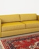 sofy i szezlongi Sofa żółta, skandynawski design, lata 00 1