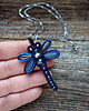wisiory Ważka - naszyjnik soutache 5