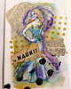 obrazy Hania 3 - akwarela mixmedia unikat w oprawie 2