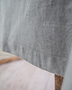 obrusy i serwetki Lniany obrus z listwą  heavy linen TRUE GRAY 4
