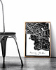 plakaty Plakat Nowa Huta mapa 1