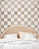 naklejki ścienne do pokoju dziecka Mural Szachownica "Beige Chess Shades" 4