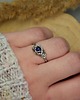 pierścionki - różne Pierścionek regulowany lapis lazuli wire wrapping 5