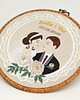 Ślub - inne Haft ślubny w oprawie 20 cm,pamiątka ślubna, podziękowania ślubne 43 4