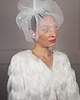 Ślubne ozdoby do włosów MOTI woal śłubny z krynoliny biel 1