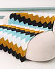 koce i narzuty Kolorowy koc handmade - wzór chevron. Wegański i cf. 2