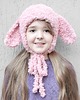 czapki dziecięce Czapka handmade - Zajączek 2