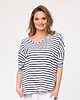 t-shirt damskie Bluzka damska w paski Helen Look 124P 2