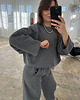 bluza bez kaptura damska Bluza Grounded graphite 8