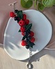 bransoletki - inne Bransoletka maliny, czarna porzeczka, handmade 1