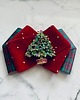 broszki Aksamitna Brosza z Choinką Święta Mikołajki 8
