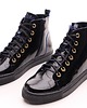 sneakersy damskie Sneakersyi skórzane z suwakiem  (7207) 2