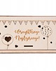 kartki scrapbooking Drewniane pudełko na pieniądze PREZENT NA URODZINY 2