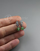 kolczyki wire wrapping Leśne szepty mini 1