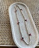 korale Naszyjnik Owocowy Malinka Kamienie naturalne Handmade 1