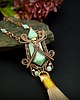 wisiory Naszyjnik perfumetka z amazonitem wire wrapping 9