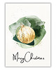 plakaty Plakat Golden Christmas bauble 1