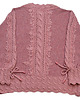 swetry damskie  Sweter różowy z warkoczami i haftami, rozmiar XL/XXL 7