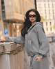 bluza z kapturem damska Bluza z kapturem PUFFA ZIP Shadow damska 8