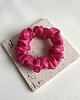 gumki do włosów 2 jedwabne gumki scrunchies Pink Silk & Brown Silk 4