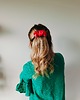 spinki i klamry do włosów Scrunchie spinka klamra jedwabna soczysty koral 4