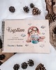 niemowlak - inne KRÓLIK W SAMOLOCIE album dla chlopca na chrzest, narodziny, baby shower 5