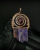 wisiory Jaspis cesarski wisiorek wire wrapping 4