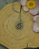 wisiory Mały wisiorek złoty labradoryt wire wrapping 3