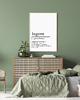 plakaty PLAKAT Lagom definicja typograficzny 4